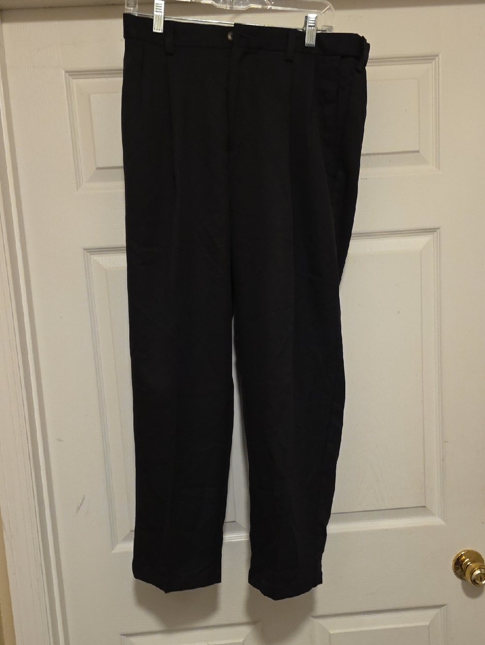 Men's Black Dress Pants - Classic Tailored Fit